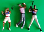 1996 Space Jam Action Figures: Bang And Michael Jordan Triple Play Pre-owned Vgc. Fixed Price $20.00.