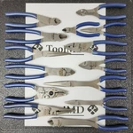 Snap-on Tools Usa New 14PC Power Blue Master Plier/cutter/stripper Set LN47ACF. Fixed Price $1052.65.