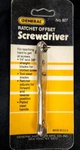 Qty 1 New General Tools 807 Ratchet Offset Screwdriver Slotted Made In Usa. Fixed Price $15.99.