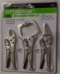 3 Mini Vise Locking Pliers Set Welding Grip Clamps Metal Car Auto Wrench Tool. Fixed Price $12.95.