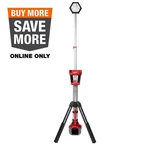 Milwaukee M18 18-VOLT Cordless Rocket Dual Power Tower Light (tool-only). Fixed Price $229.95.