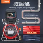Vevor Sewer Camera 328 FT/100M Self-leveling Drain With 10.1" Touchscreen. Fixed Price $1502.76.