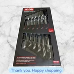 New Icon Professional Large Reversible Metric Ratcheting Wrench Set WRRM-6 Ship. Fixed Price $140.00.