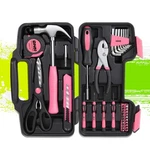 Hex Keys Plier Scissor Screwdriver Hand Kit 39PCS Household Toolbox Pink. Fixed Price $23.00.