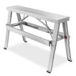 Drywall Sawhorse Step Ladder Workbench Adjustable Height 18"- 30". Fixed Price $188.95.