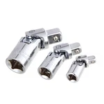 Hyper Tough 8UC0004A Socket SET,3 Piece Crv Universal Joint 1/4 3/8 1/2 Inch New. Fixed Price $11.16.