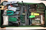 Greenlee Textron 45471 Professional Installation Voice Data, Catv & Coax Eth Kit. Fixed Price $525.00.