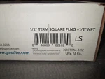 Gastite Flash-shield Csst Term Sq FLANG-1/2" Npt Fitting XR3TRM-8-12. Fixed Price $217.00.