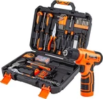 Cartman 150-PIECE Household Tool Set With 8V Cordless Drill Driver Kit Hand. Fixed Price $49.99.