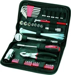 56 Piece Compact Metric Auto Set In Zippered Case, Small Mechanic. Fixed Price $44.99.