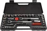 52-PIECE Drive Set 1/4, 3/8 And 1/2 L 16" X W 2" H 7.5". Fixed Price $47.71.