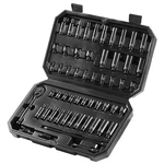 Uimoso Impact Sockets Set 55PCS 6-POINT 1/4" Drive Bit Ratchet Tool Kit Case. Fixed Price $32.39.