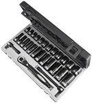 Grey Pneumatic 81627RD 27PC 3/8IN Drive 6PT Fract Std & Deep Duo-socket Set. Fixed Price $159.60.