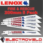 5 Lenox 200MM 10/14 Tpi Fire & Rescue Reciprocating Saw Blade For Thick Metal. Fixed Price $39.92.