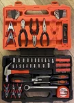 Iwork 90-PIECE Tool Set Open Box/new (1) 6IN Slip Joint Pliers Missing. Fixed Price $48.99.
