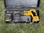 Dewalt Reciprocating Saw Cordless 18V W/20VMAX Adapter, Charger + Battery & Case. Fixed Price $74.95.