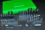 Piece 1/4" Dr 6 Point Sae,metric Standard & Deep Socket Set Sk 91844 Usa. Fixed Price $349.95.