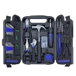 129-PIECE Mechanic Tool Set General Household Hand Kit With Plastic. Fixed Price $26.35.