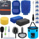 Car Wash Cleaning Tools Kit Detailing Set With Canvas Bag. Fixed Price $42.60.