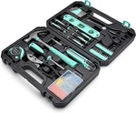 Amazon Basics 142-PIECE Household Tool 13.39 X 9.25 2.95 Inch, Turquoise. Fixed Price $42.98.