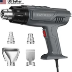 Diafield 1850W Heat Gun, Dual Temperature Settings, Fast Normal Size, Grey. Fixed Price $33.66.