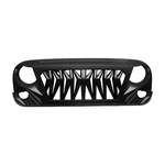 Front Shark Grille Mat Black For 2007-2018 Jeep Wrangler Jku. Fixed Price $98.01.
