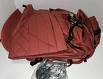 Geeyontek Universal Faux Leather 5 Seat Car Covers (wine Red). Fixed Price $84.99.