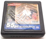 Craftsman 55PC Mechanics Socket Ratchet Case Only 33455 No Tools Made Usa Used. Fixed Price $26.99.
