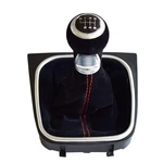 Kakulkomen 6 Speed Shift Knob Boot Cover Suede Leather For Vw Golf 5 Chrome. Fixed Price $27.70.