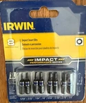 Irwin Impact Driver Bit Set, Assorted, Hex Head, 1-INCH, 8-PACK (1902388). Fixed Price $9.99.
