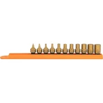 Mayhew 16005 Low-profile Dual Drive Set, 11-PIECE Metric Hex, Titanium-coated. Fixed Price $90.78.