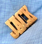 Jack Dress Belt Buckle Iconic 1970S Cut Out Solid Brass Name Vtg Taiwan .GMP881. Fixed Price $29.99.