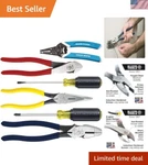 Heavy-duty Klein Tools 80080 6-PIECE Set With Enhanced Cutting & Stripping Power. Fixed Price $177.99.