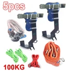 2 Gear Tree Pole Climbing Spike Kit Belt Straps Gloves Carabiner Ropes Tools New. Fixed Price $49.02.
