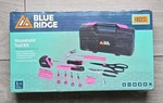 Blue Ridge Pink Household Tool Kit 40 Pieces New (open Box). Fixed Price $15.00.