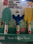 Kids' Garden Hand Tools Trowel, Rake, Spade From Toysmith. Fixed Price $10.00.