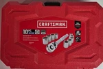 Craftsman 3/8"DR Ratchet And Socket Set Metric With Versastack CASE(CMMT34554). Fixed Price $29.98.