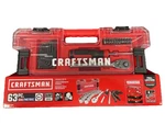 Craftsman Versastack 63-PIECE Metric/sae Mechanics Tool Set With Hard Case. Fixed Price $61.55.