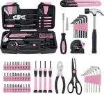 58-PIECE Pink Household Tool Set General Hand Kit With Storage Case New. Fixed Price $26.66.