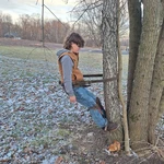 Linemen's Climbing Belt Pole Tree Leather Tool With Spike Gaffs. Fixed Price $72.11.