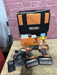 Ridgid R92721 18V 2-TOOL Combo Kit Drill Driver & Impact (used). Fixed Price $109.99.
