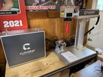 Cloudray QS-50 50W Fiber Laser + Rotary Protective Cover. Fixed Price $2500.00.