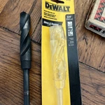 Dewalt DW1625 3/4" Black Oxide 1/2" Reduced Shank Twist Drill Bit Metal Wood New. Fixed Price $5.00.