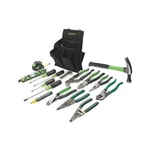 Greenlee 0159-12 General Hand Tool Kit,no. Of Pcs. 17 2NYH4. Fixed Price $509.74.