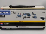 Kobalt 73PC Household Tool Set For Home Projects W/ratchet Sae & Metric #3790295. Fixed Price $74.99.