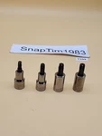 Craftsman 3/8" Drive Metric Hex Bit Sockets Set 4EA T-30, T-40 ,T-45 ,T-50. Fixed Price $25.99.