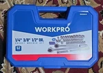 Workpro 52 Pcs Drive Socket Wrench Set Repairing Mechanic Tool With Box. Fixed Price $39.99.