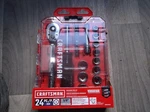 Craftsman CMMT12111 24-PIECE Metric Polished Chrome Mechanics Tool Set Hard Case. Fixed Price $24.95.