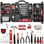 147 Pieces Tool Set Kit For Home Basic With Storage Box. Fixed Price $47.86.