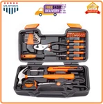 Cartman 39 Piece Set General Household Hand Kit With Toolbox Storage Case. Fixed Price $32.05.